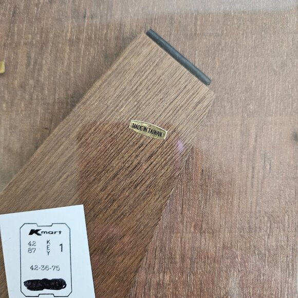 1970's Vtg 5x7 2Tone Picture Frame Rounded Corners Solid Wood - Picture 4 of 12